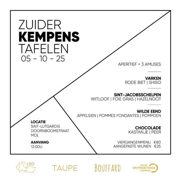 Zuiderkempens Tafelen | Meergangenlunch | 05/10/25